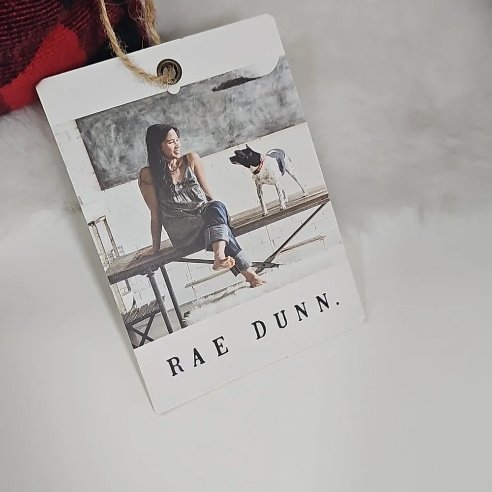 Rae Dunn Christmas Buffalo Plaid Believe Decorative 19